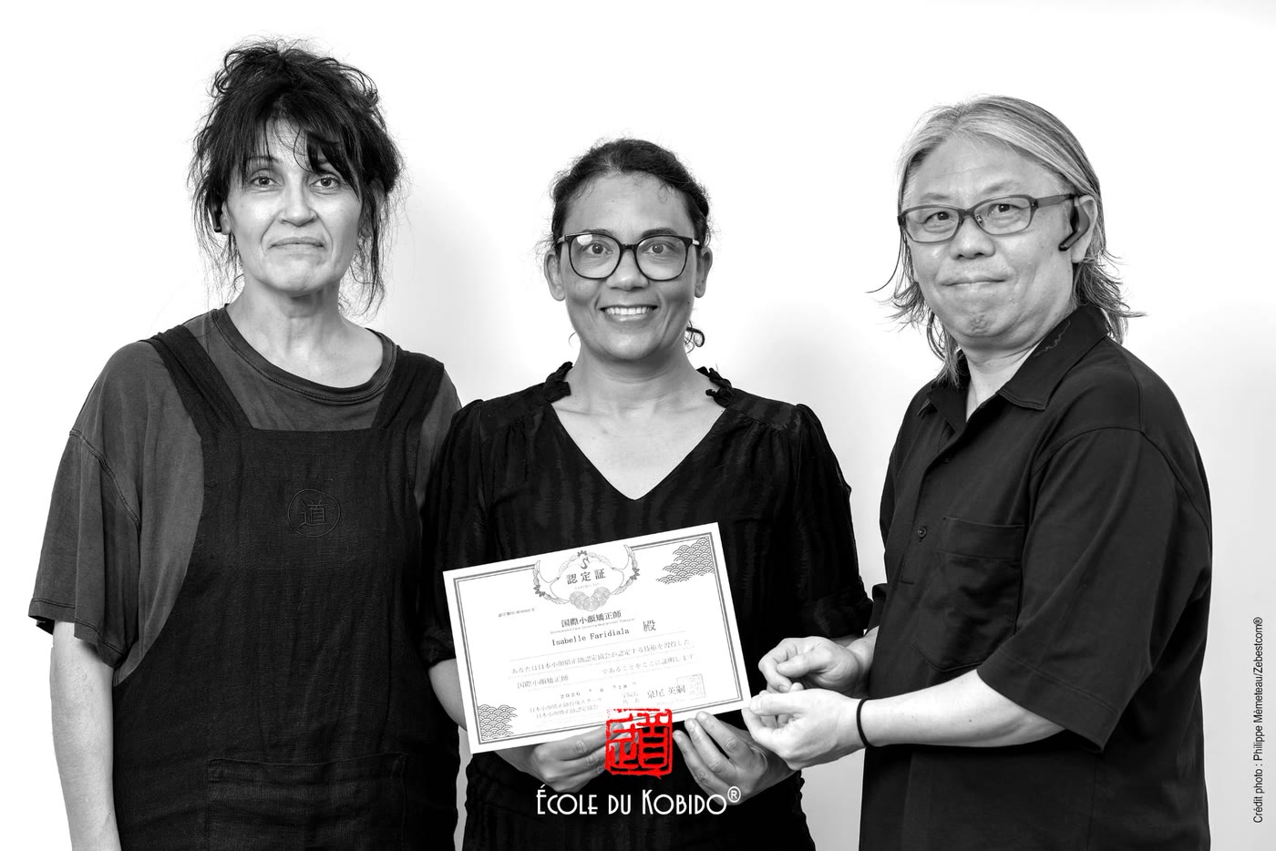 Remise du diplôme — École du Kobido
